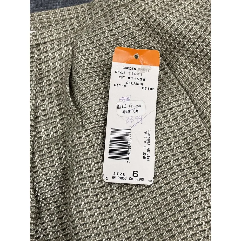 Rena Rowan Saville Skirt Size 6 Zip Front Midi Rayon Beige Straight Knit N35